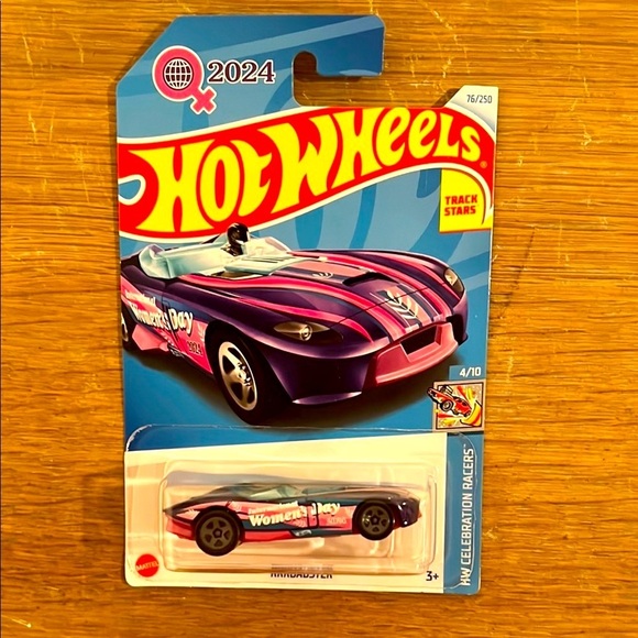 Mattel Other - Hot Wheels RROADSTER International Women’s Day Pink and Blue Celebration Racer
